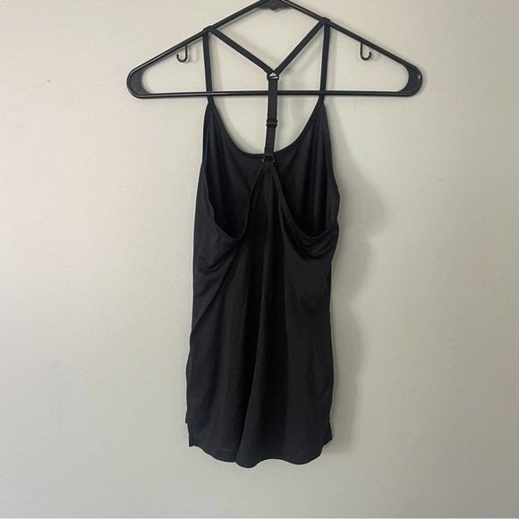 Nike Women's Dri-Fit One Elastika Racerback  Tank Top Black XS - Like New - Picture 8 of 12